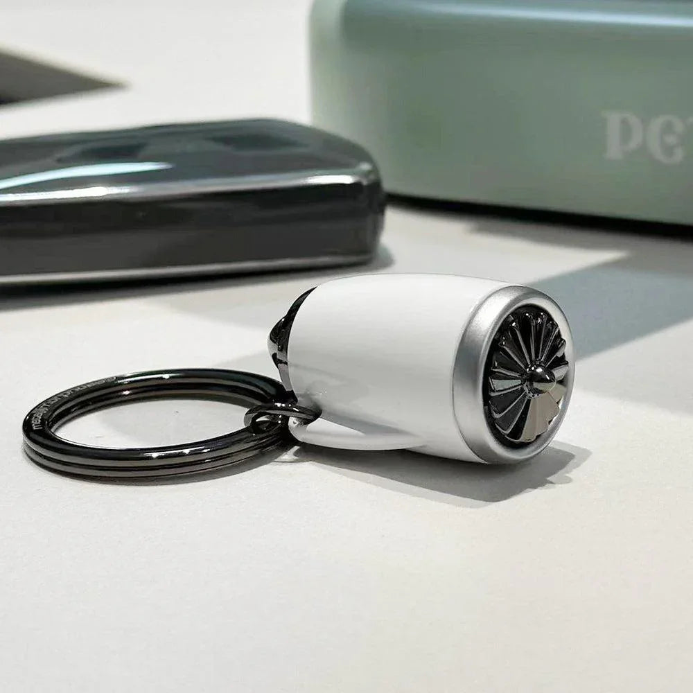 Aircraft Turbofan Jet Engine Keychain