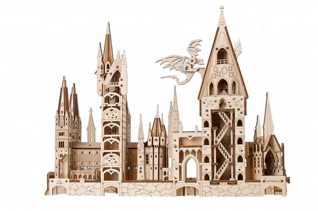 Hogwarts Magical Castle 3D Wooden Puzzle Kit