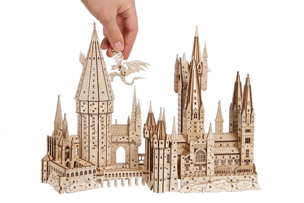 Hogwarts Magical Castle 3D Wooden Puzzle Kit