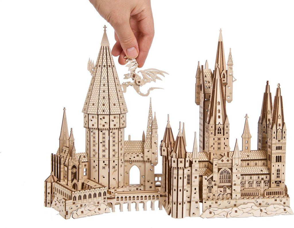 Hogwarts Magical Castle 3D Wooden Puzzle Kit