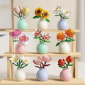 Building Block Flowers - Brick Bouquet with Vase