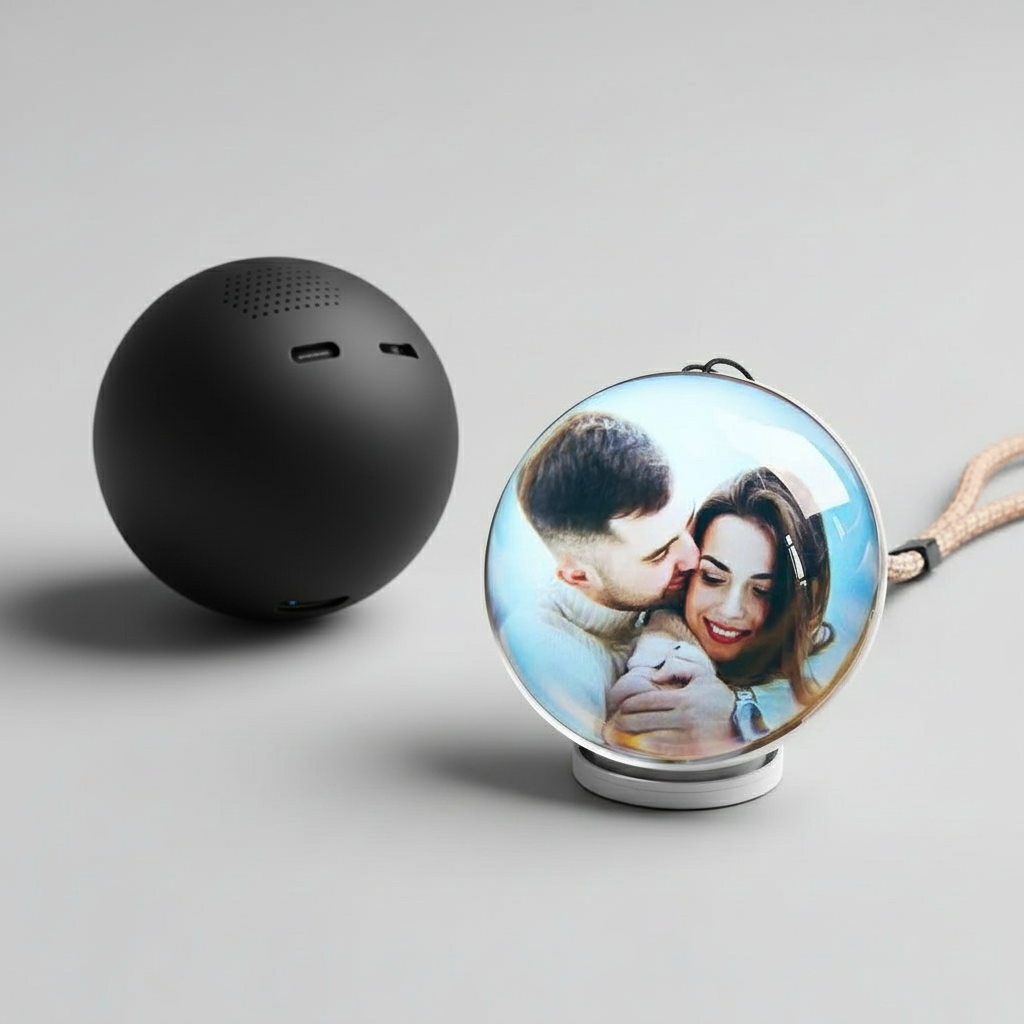 Memory Capsul Video Crystal Ball 3D Memory Orb