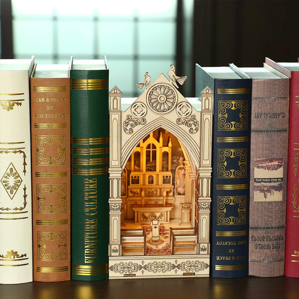 Diy Book Nook Shelf - Pray in The Church