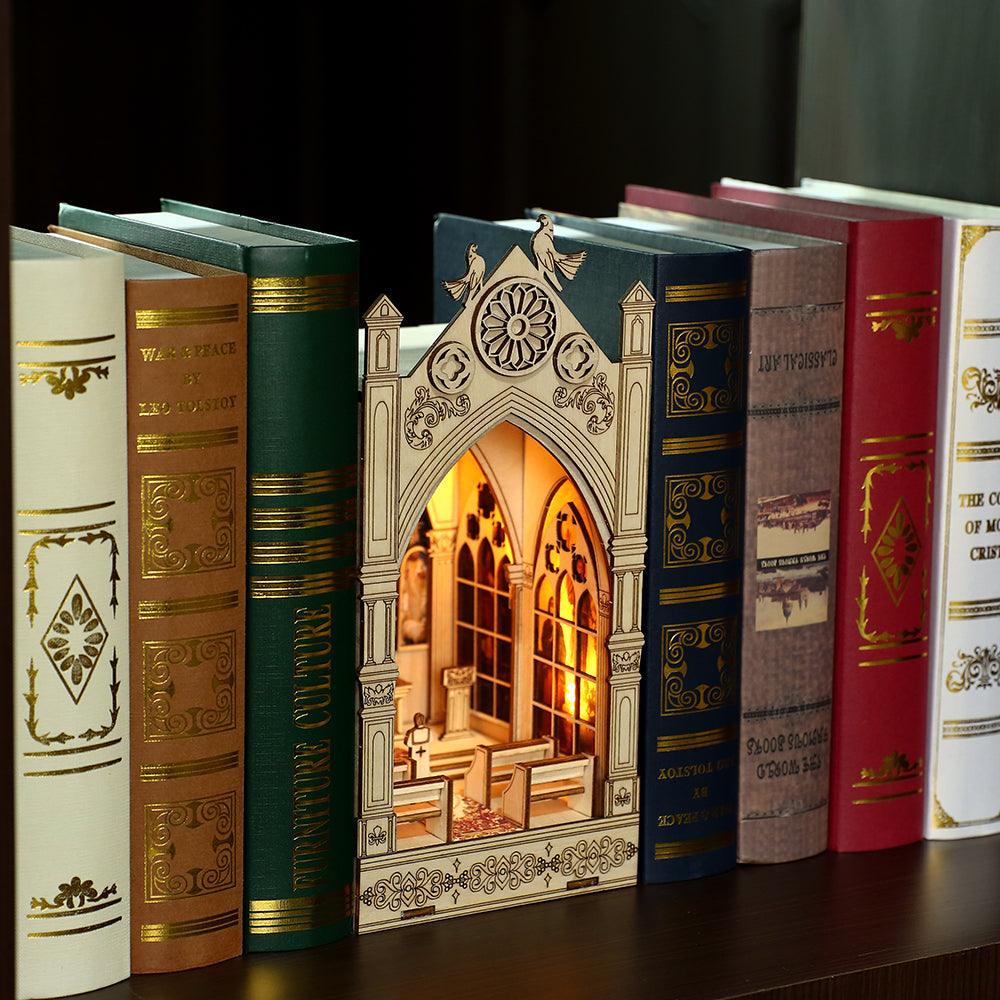 Diy Book Nook Shelf - Pray in The Church