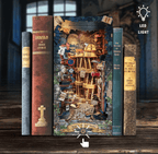 Dragons fantasy bookends collection design for a detailed hands on building project