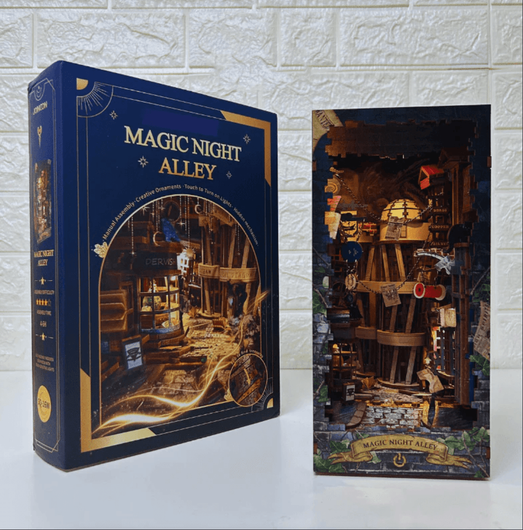 Diy Book Nook Shelf - Magic 3D Bookends Collection