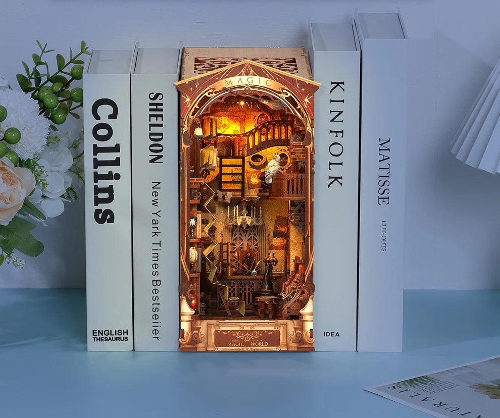 Diy Book Nook Shelf - Magic 3D Bookends Collection