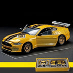 Red Ford Mustang GT 2018 model kit for builders age 14 and up, with interactive features