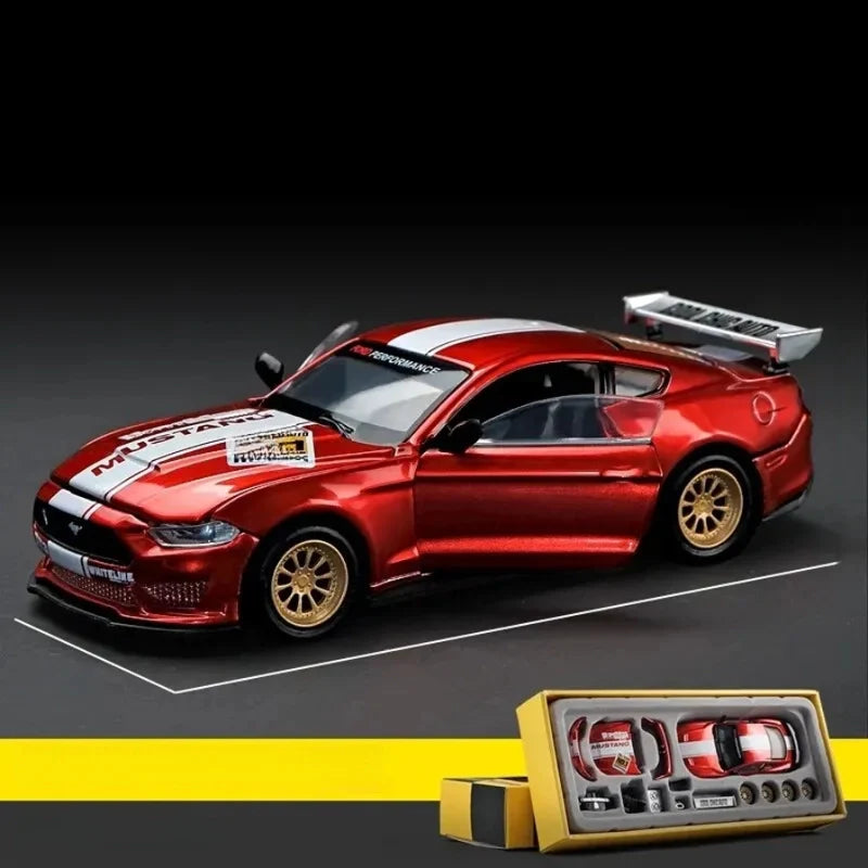 DIY 1:42 Scale Ford Mustang Alloy Car Model Kit