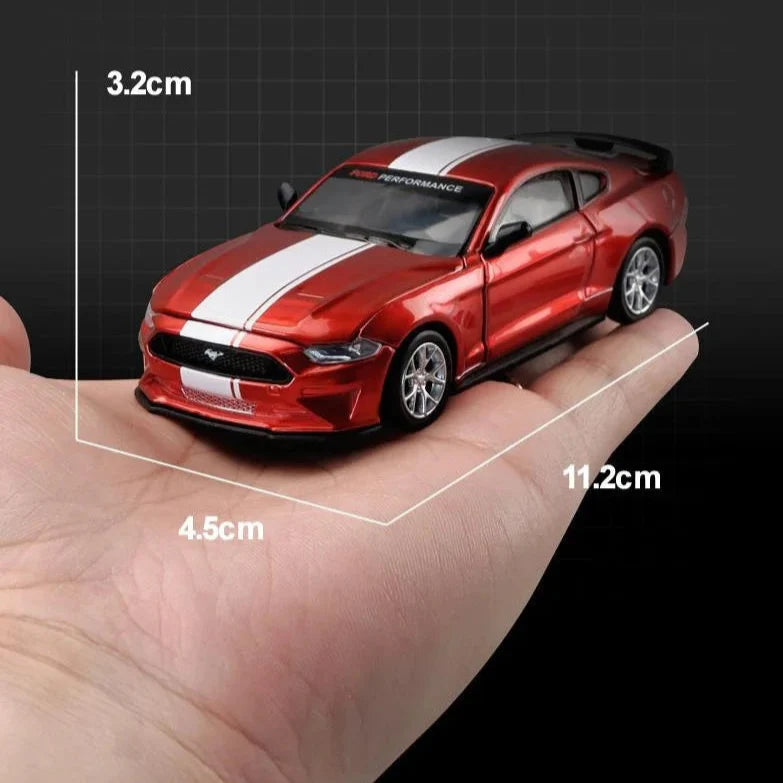 DIY 1:42 Scale Ford Mustang Alloy Car Model Kit