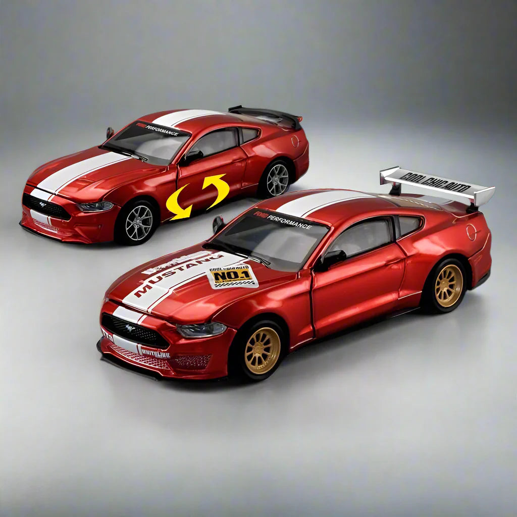 DIY 1:42 Scale Ford Mustang Alloy Car Model Kit