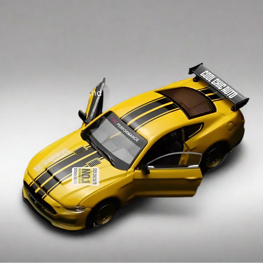 DIY 1:42 Scale Ford Mustang Alloy Car Model Kit