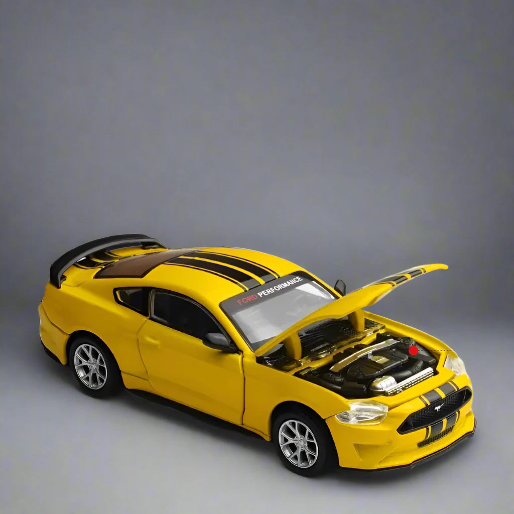 DIY 1:42 Scale Ford Mustang Alloy Car Model Kit