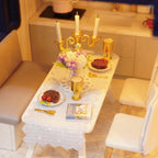 Time Apartment Set + Music Box kit for a two to three day miniature craft project