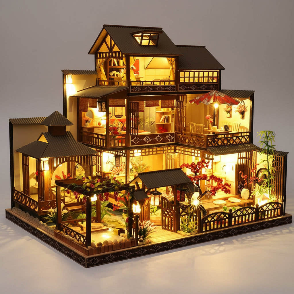 DIY Dollhouse Kit (Yaquan Court)