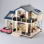 Provence Lavender dollhouse miniature kit for a romantic 1:24 scale shelf display