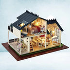 1:24 scale Provence Lavender dollhouse miniature sized 32 × 24 × 22 cm when finished