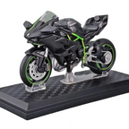 Ninja H2R 1:12 die-cast motorcycle collectible for a desk or display shelf