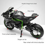 Ninja H2R die-cast motorcycle display piece for a boyfriend's desk or man cave
