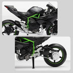 Zinc-alloy Kawasaki Ninja H2R motorcycle scale model for an under-$50 collector gift