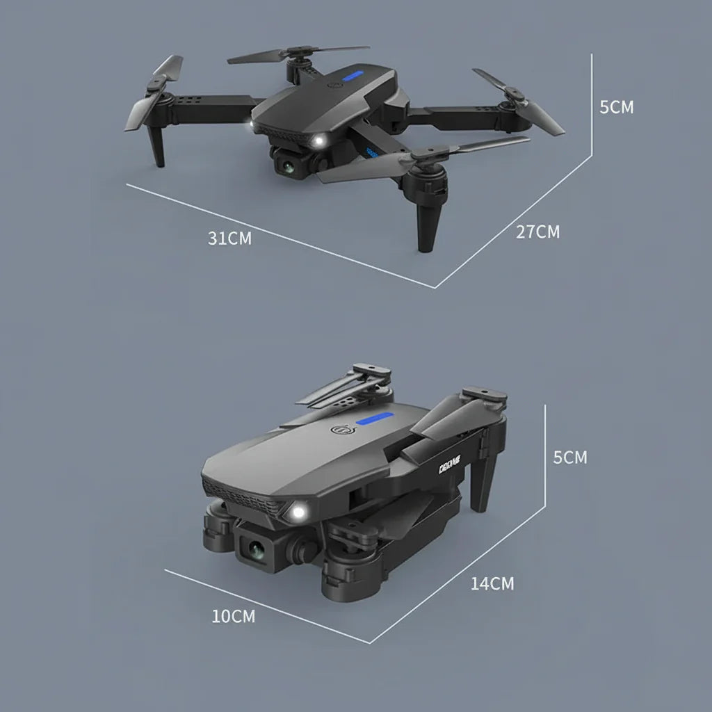 Foldable E88 Pro RC Drone 4K Camera
