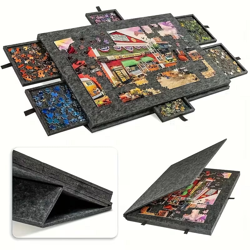 Puzzle Board with Drawers 1500 Piece