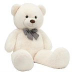 Large plush teddy bear for a boyfriend or partner, an oversized anniversary gift to keep on the couch