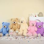 Big teddy bear for him, a soft Valentine's Day present designed for an immediate large-scale reveal