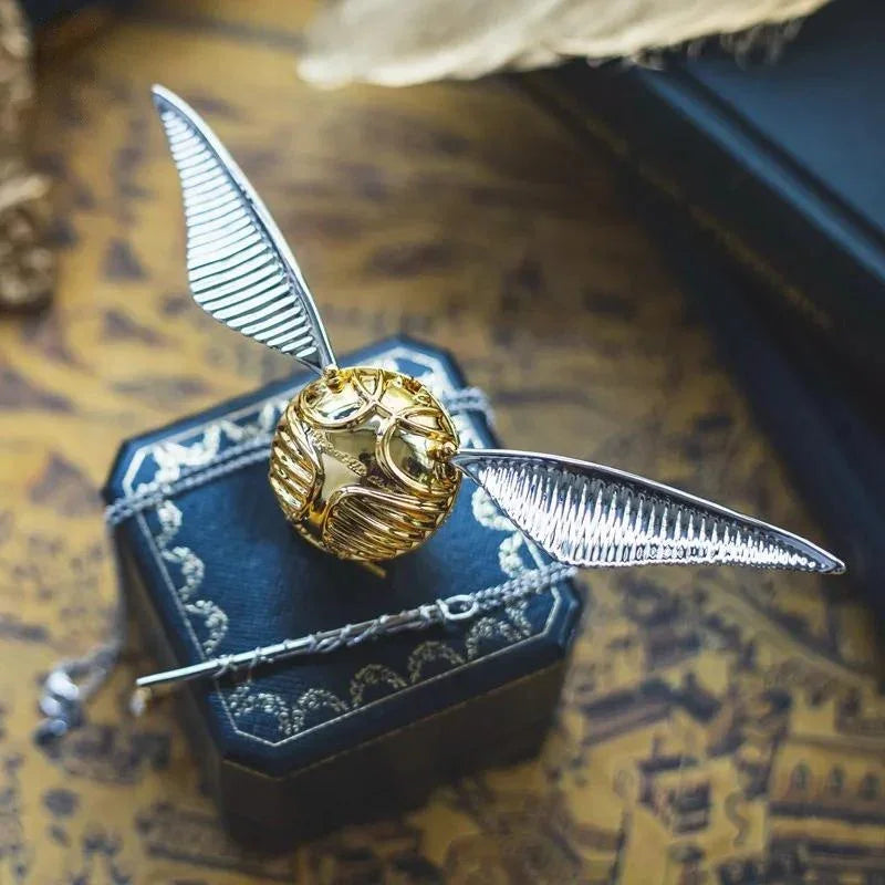 Magical Harry Potter Golden Snitch Ring Box