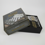 Harry Potter chess set on an 18.5 inch marbled folding board