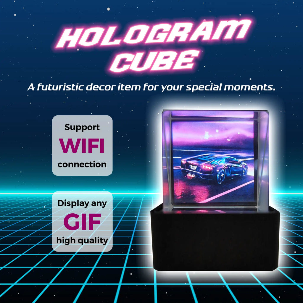 Hologram Cube Display – WiFi 3D Photo Frame