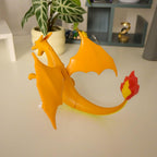 Charizard figure with 5 ml water injection port for continuous spray play