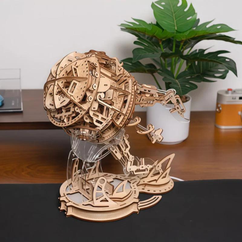 Enchanted Aurora Jellyfish Music Box 3D Wooden Puzzle