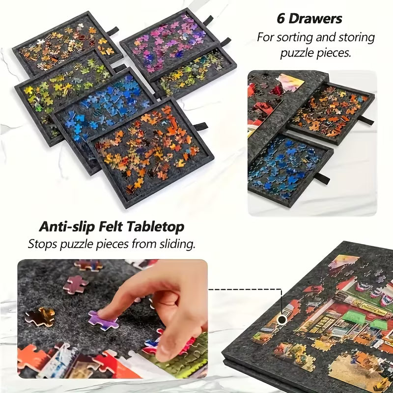 Puzzle Board with Drawers 1500 Piece