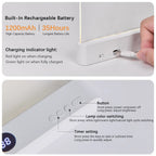 2 in 1 LED book light and night light in White or Pink with up to 35 hours on low brightness