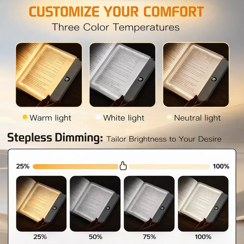 LED Book & Night Light 2-in-1