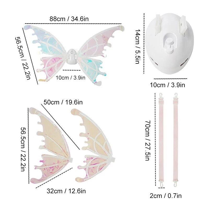 LED Butterfly Wings Light Up Fairy Costume
