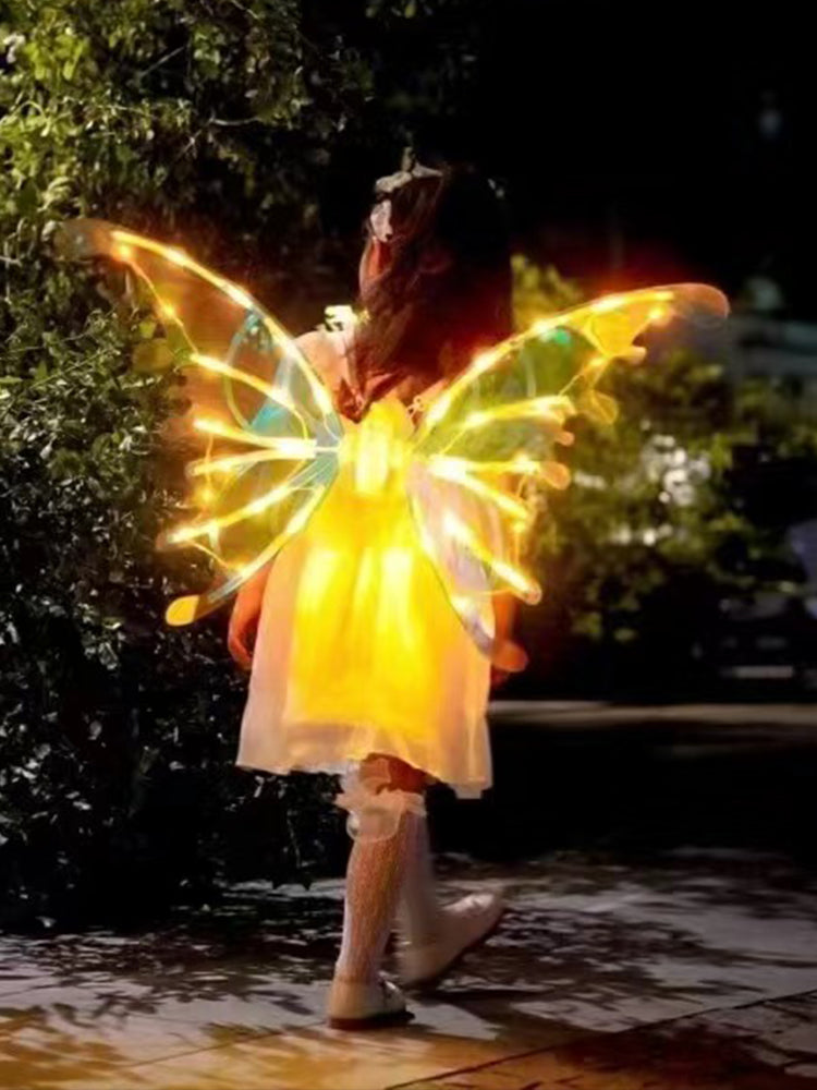 LED Butterfly Wings Light Up Fairy Costume