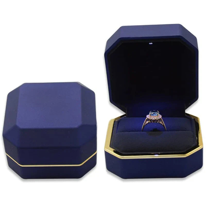 LED Engagement Ring Box with Light