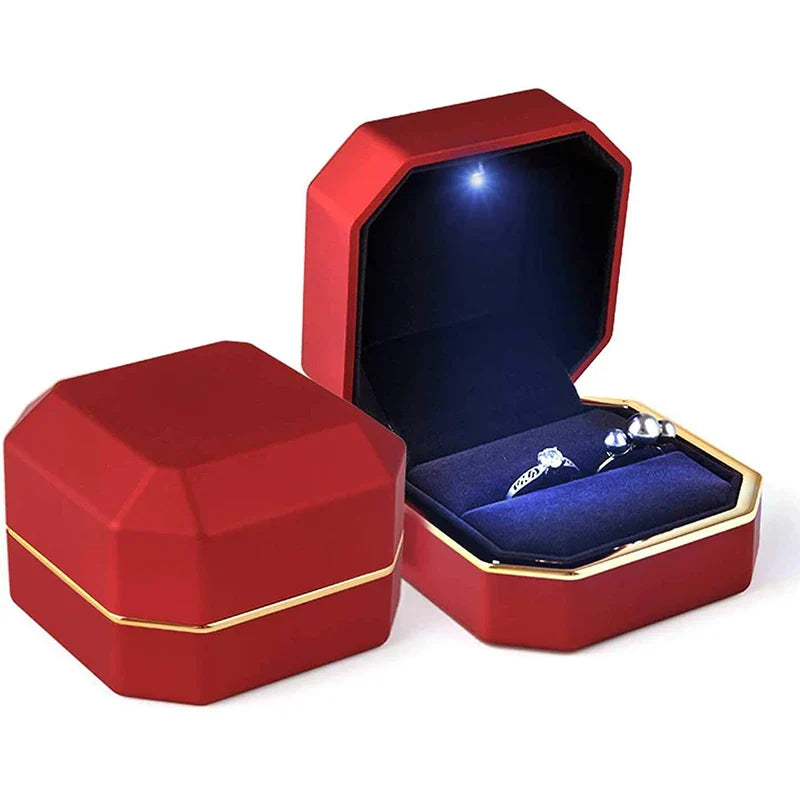 LED Engagement Ring Box with Light