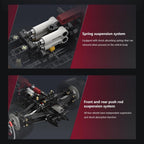 Alfa Romeo C42 racing builder, 1:24 with 271 pcs or 1:8 with 1868 pcs, as a racing gift for kids