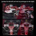 Alfa Romeo C42 racing builder, 1:24 with 271 pcs or 1:8 with 1868 pcs, for desktop or showcase display