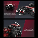Alfa Romeo C42 racing builder, 1:24 with 271 pcs or 1:8 with 1868 pcs, as a technical gift for him