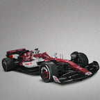 Alfa Romeo C42 racing builder, 1:24 with 271 pcs or 1:8 with 1868 pcs, featuring working steering linkage