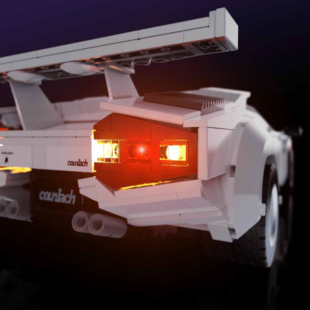 Light Kit for LEGO® Lamborghini Countach 5000 Quattrovalvole