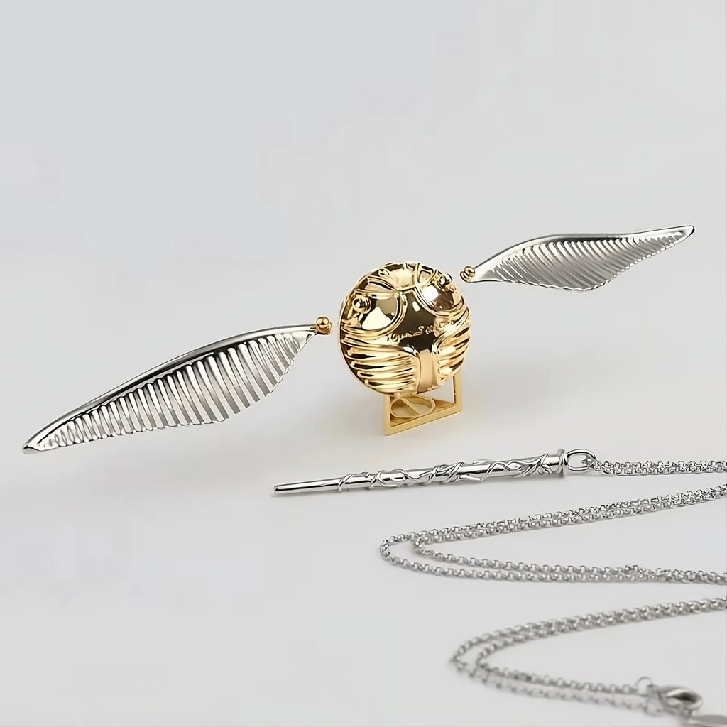 Magical Harry Potter Golden Snitch Ring Box