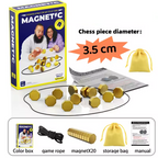 2 player magnetic tabletop activity with 20 magnets, rope boundary and storage bag