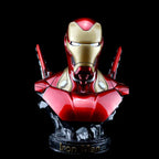 Avengers Iron Man MK50 half-body collectible sized for a desk, shelf, or display cabinet