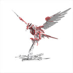 Stainless steel eagle model kit in Gold Eagle, Silver Eagle, and Red Eagle finishes for adult builders
