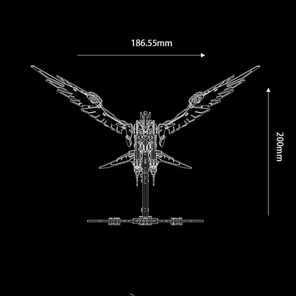 Majestic 3D Metal Mechanical Eagle Model Kit